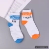 Trendy women's mid-calf inS-style English letter-corresponding Sunday socks, summer thin Japanese-style mid-calf women's socks Application Scenario